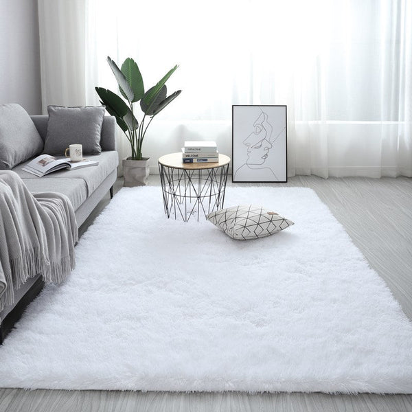 Nordic Fluffy Anti-Slip Plush Area Rug for Bedrooms