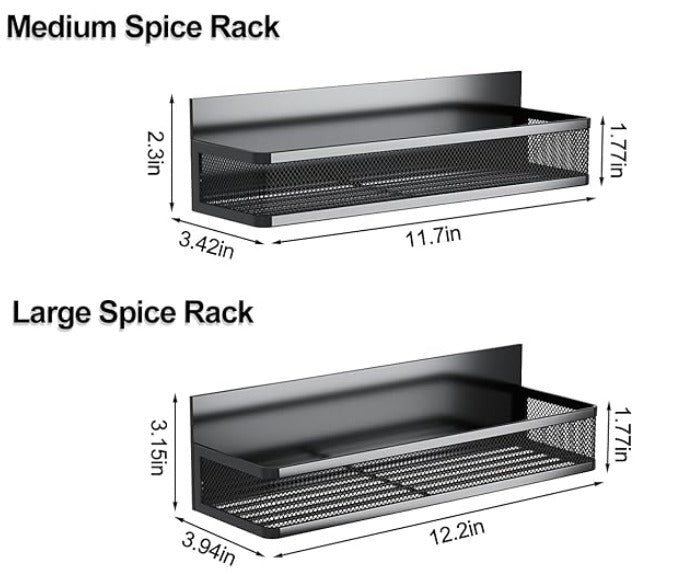 Magnetic Fridge Shelf Organizer for Spices and Storage