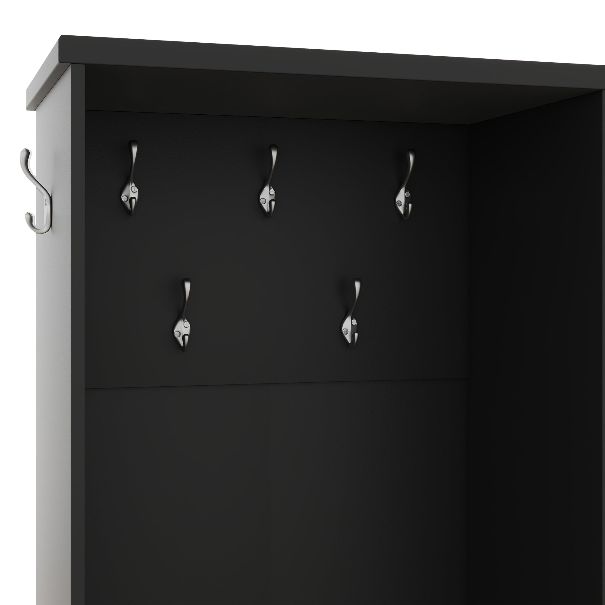 Modern Hall Tree Shoe Cabinet with Bench Storage