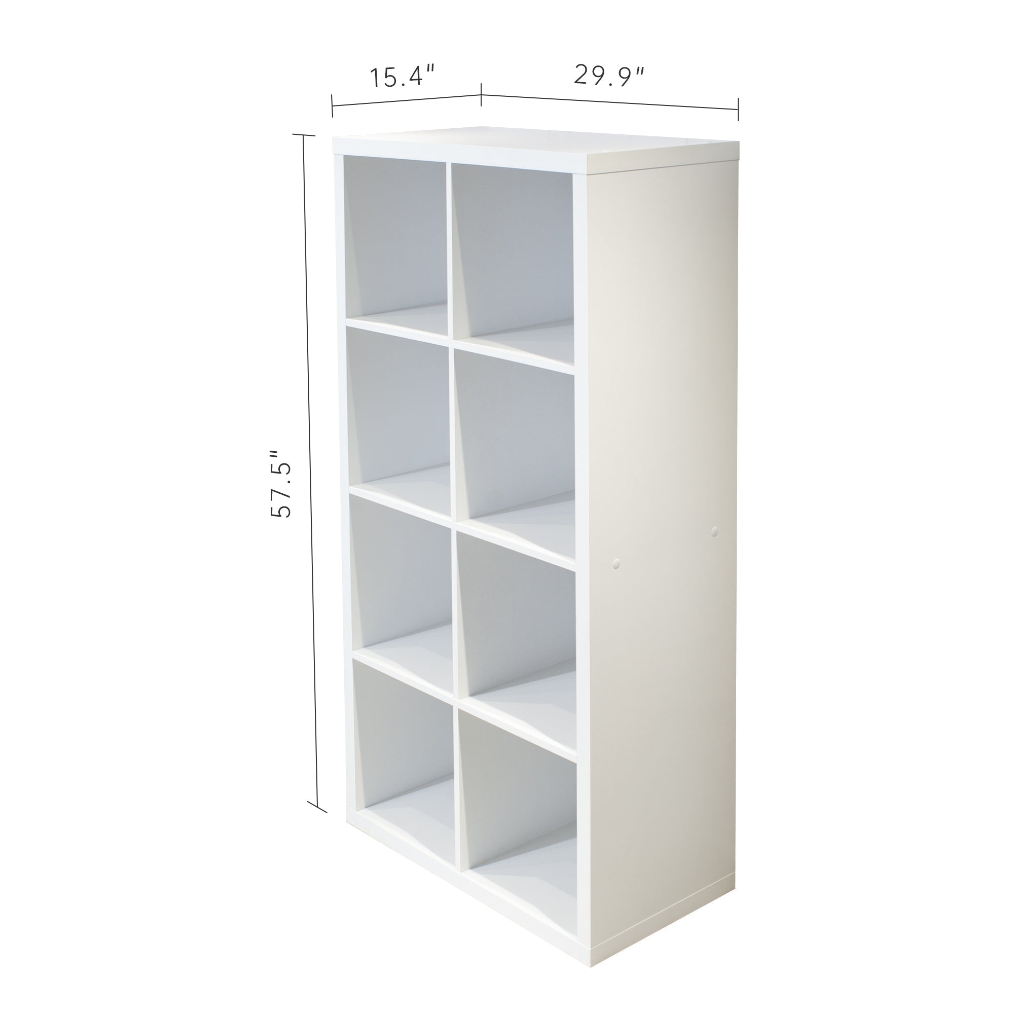 Smart Cube 8-Cube Open Back Storage Organizer Shelf