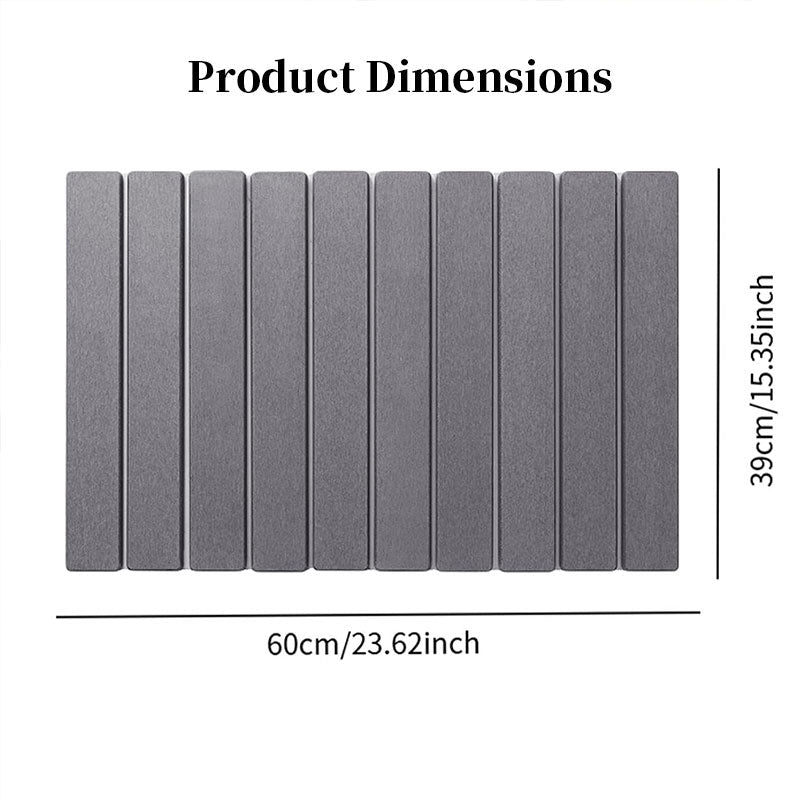 Quick-Dry Diatomite Bath Mat Non-Slip Bathroom Rug 40x60cm