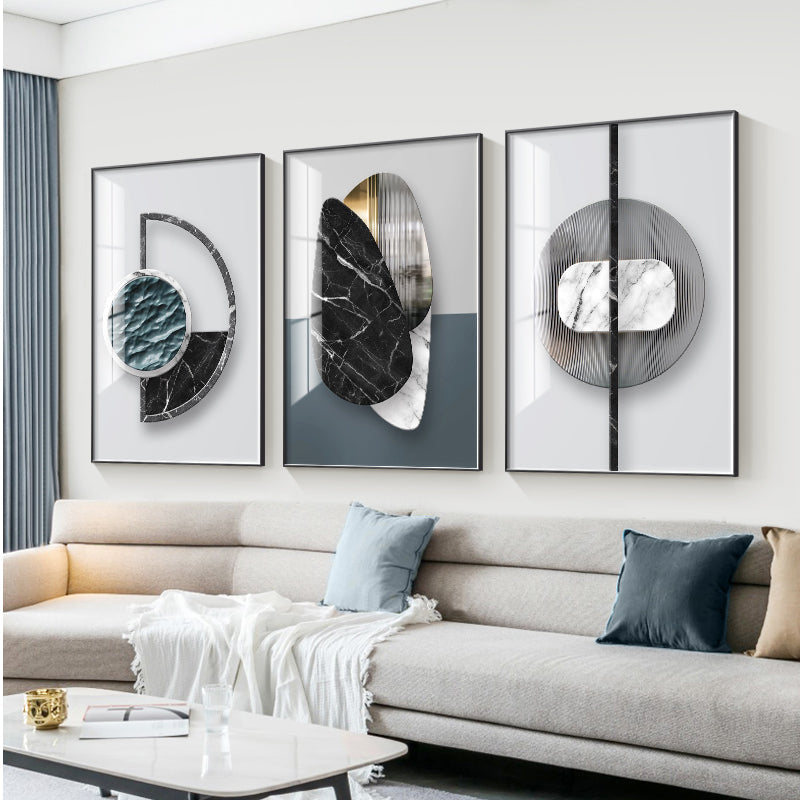 Abstract Geometric Canvas Wall Poster for Modern Home Decor
