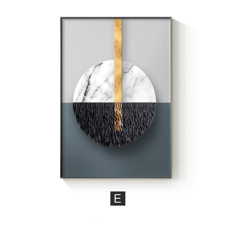 Abstract Geometric Canvas Wall Poster for Modern Home Decor