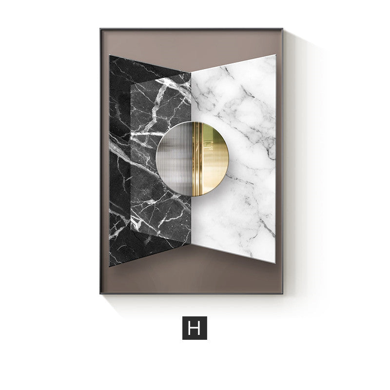 Abstract Geometric Canvas Wall Poster for Modern Home Decor
