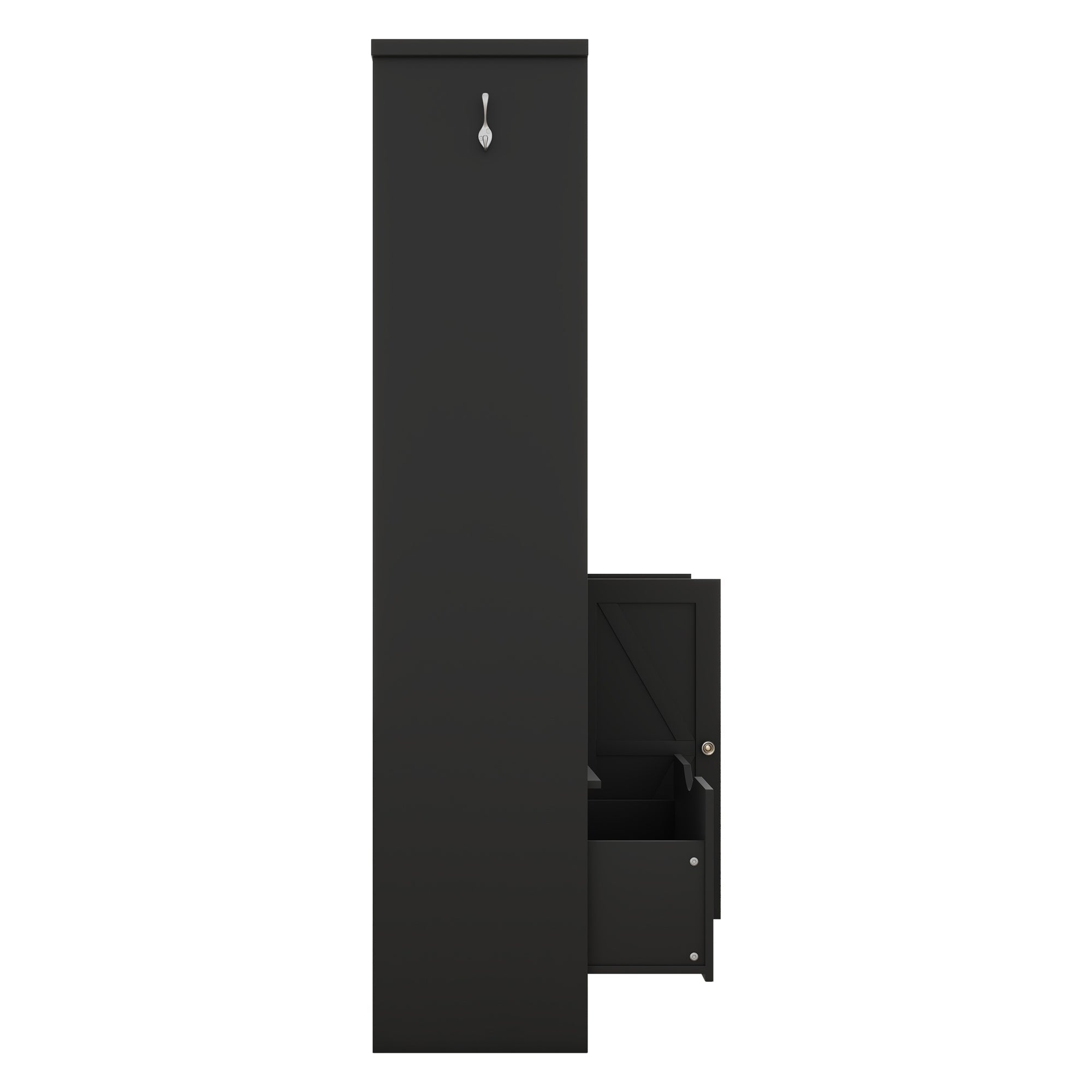 Modern Hall Tree Shoe Cabinet with Bench Storage