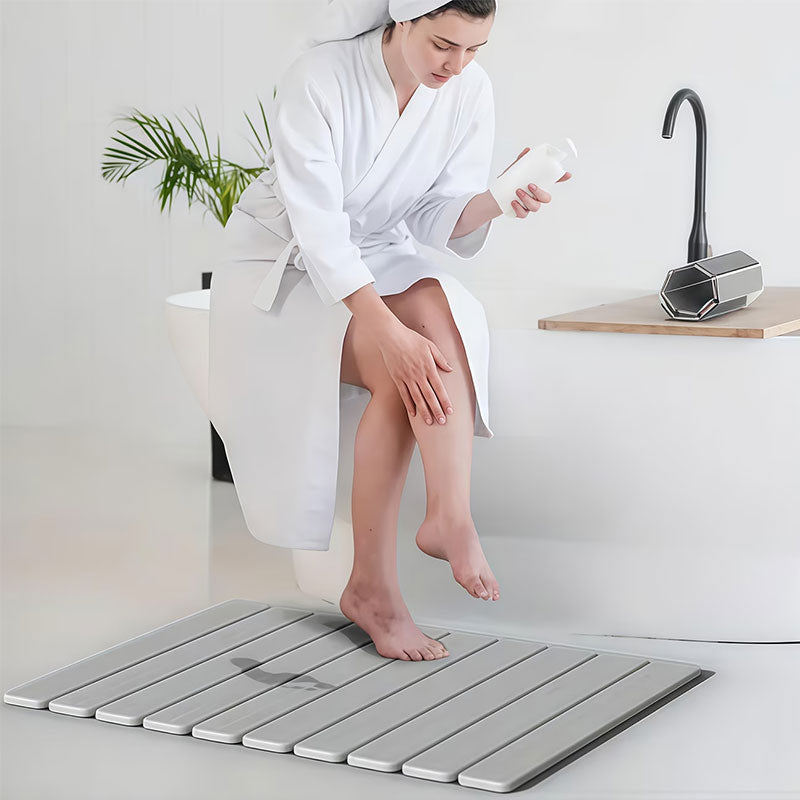 Quick-Dry Diatomite Bath Mat Non-Slip Bathroom Rug 40x60cm