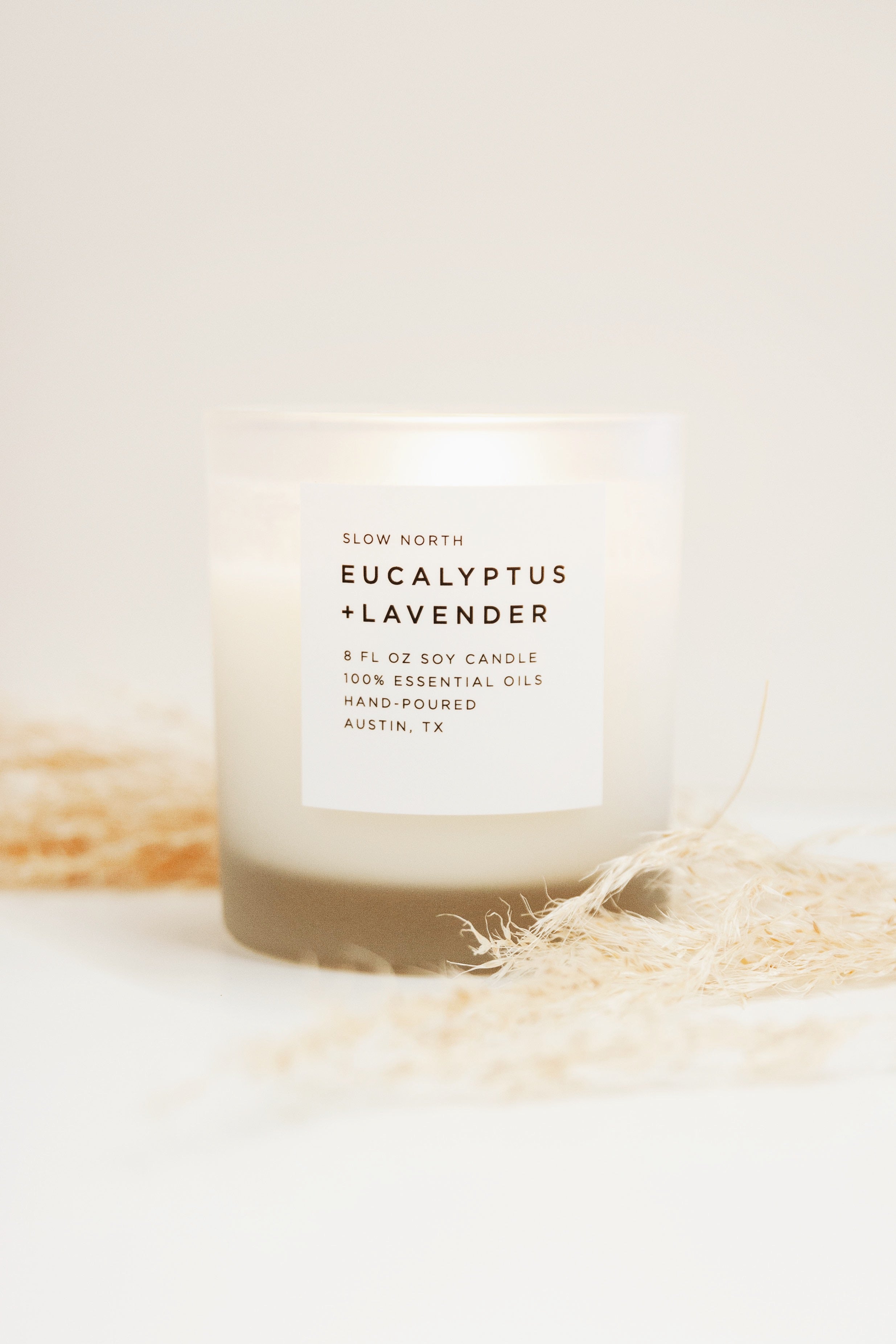 Eucalyptus Lavender Signature Soy Candle for Relaxation