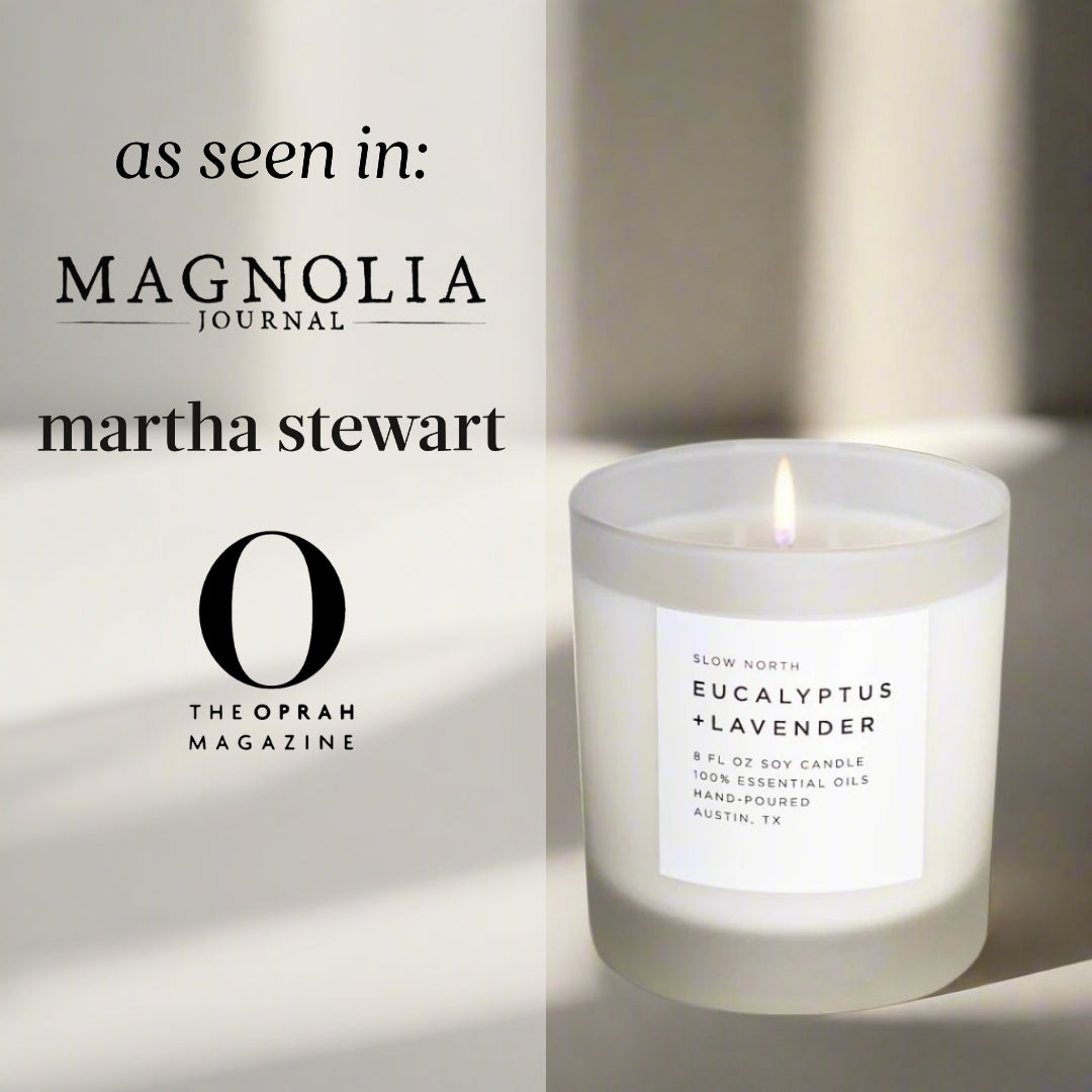 Eucalyptus Lavender Signature Soy Candle for Relaxation