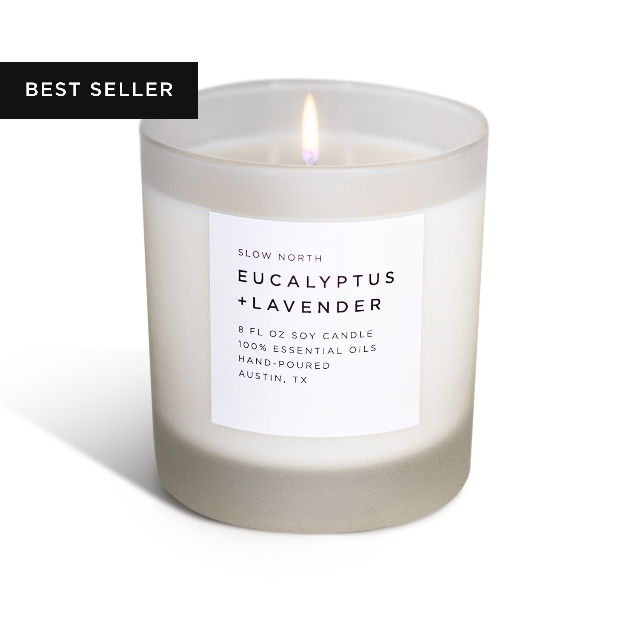Eucalyptus Lavender Signature Soy Candle for Relaxation