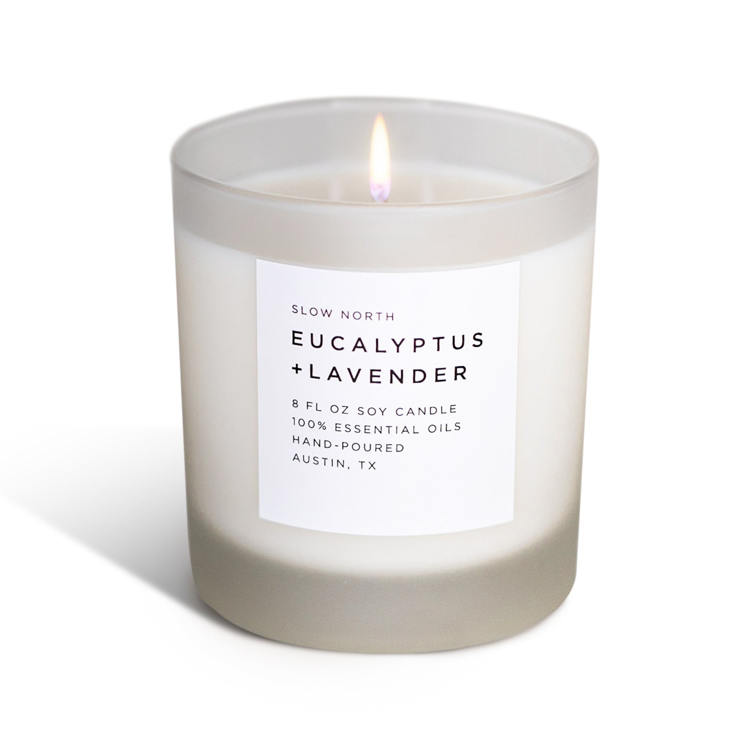 Eucalyptus Lavender Signature Soy Candle for Relaxation