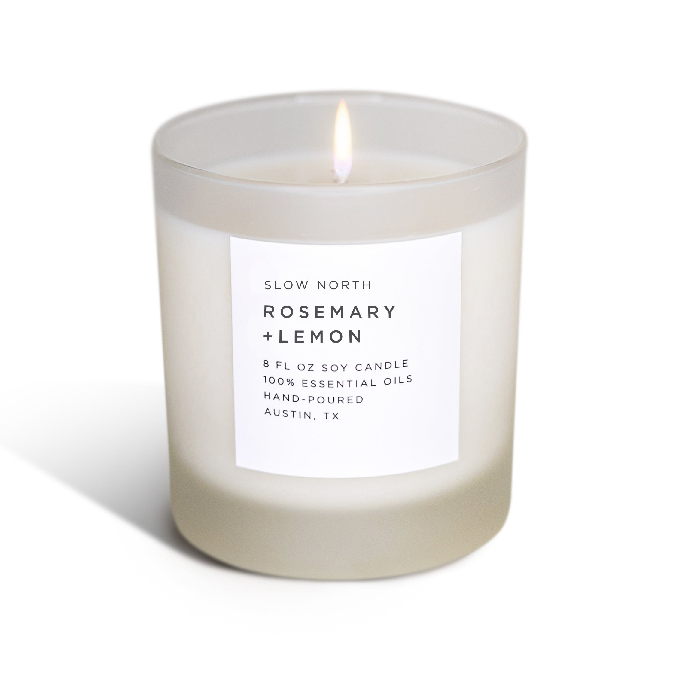Rosemary Lemon Signature Candle for Fresh Home Fragrance