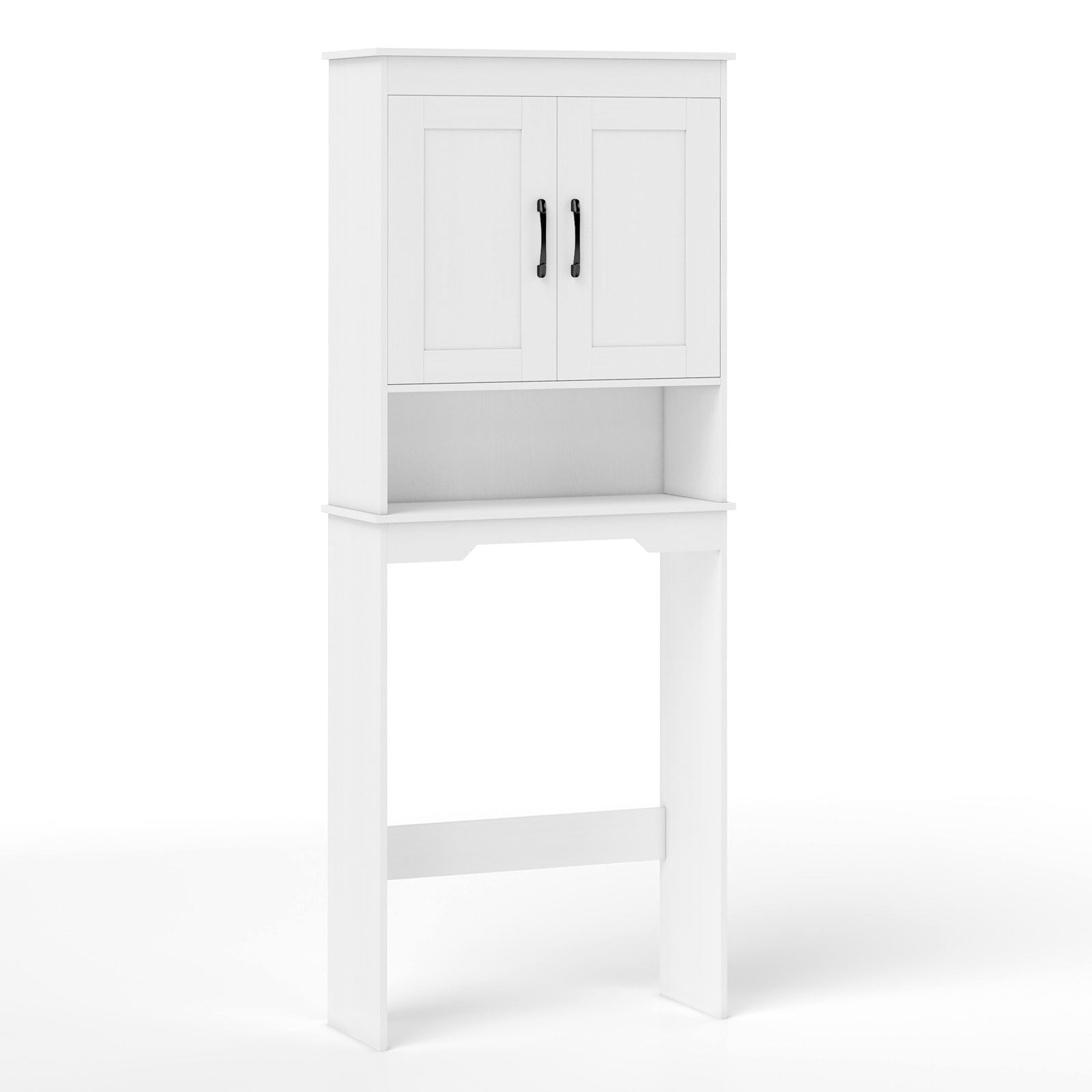 Over Toilet Bathroom Organizer with Storage Cabinet Shelves