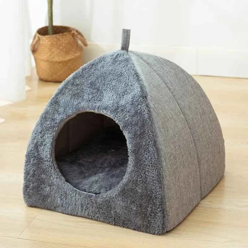 Warm and Cozy Cat Cave Bed for Privacy