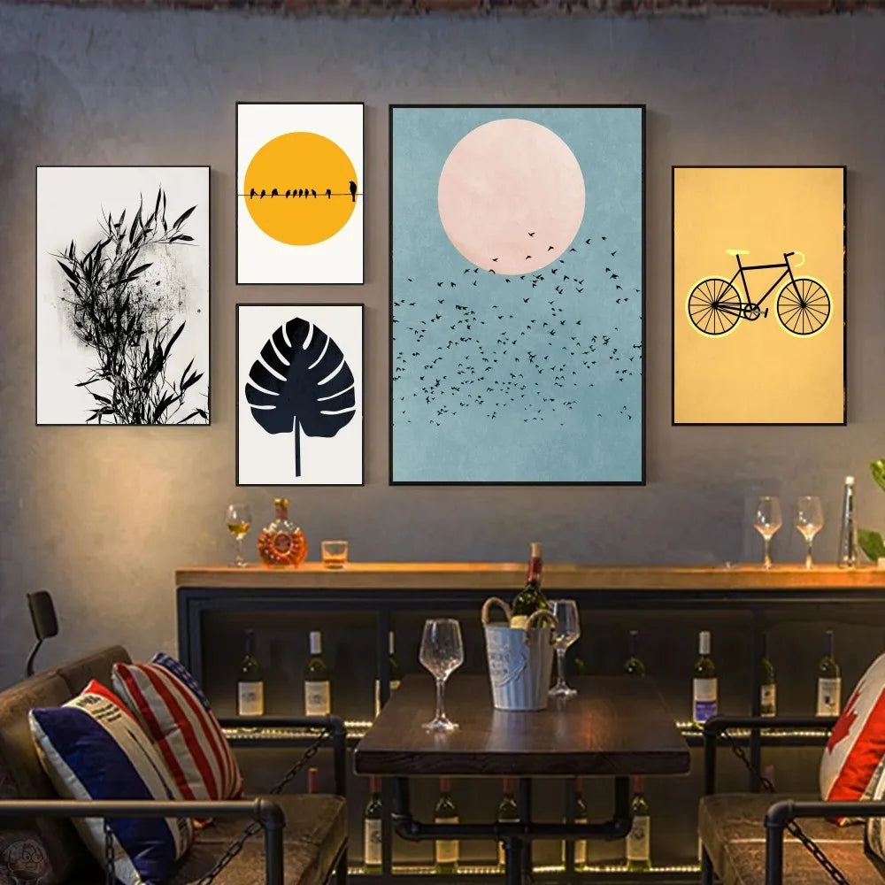 Modern Minimlist Boho Art