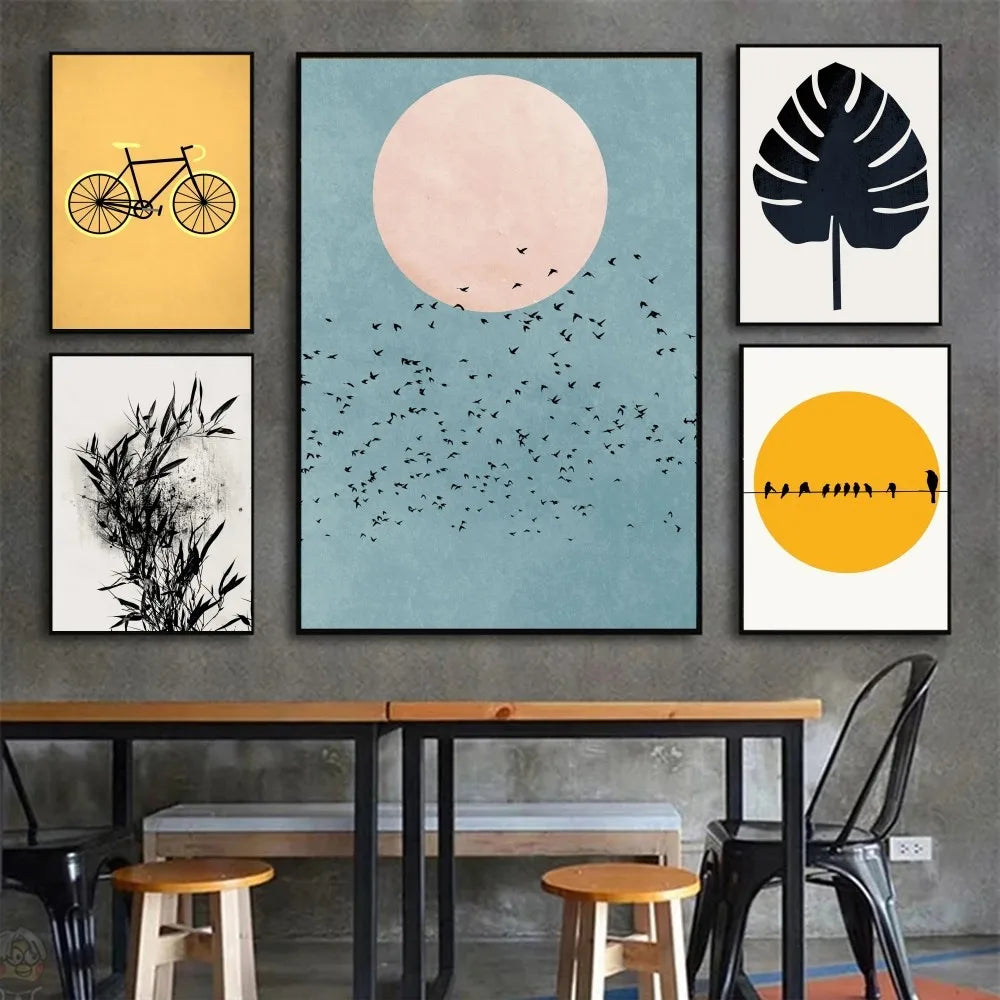 Modern Minimlist Boho Art