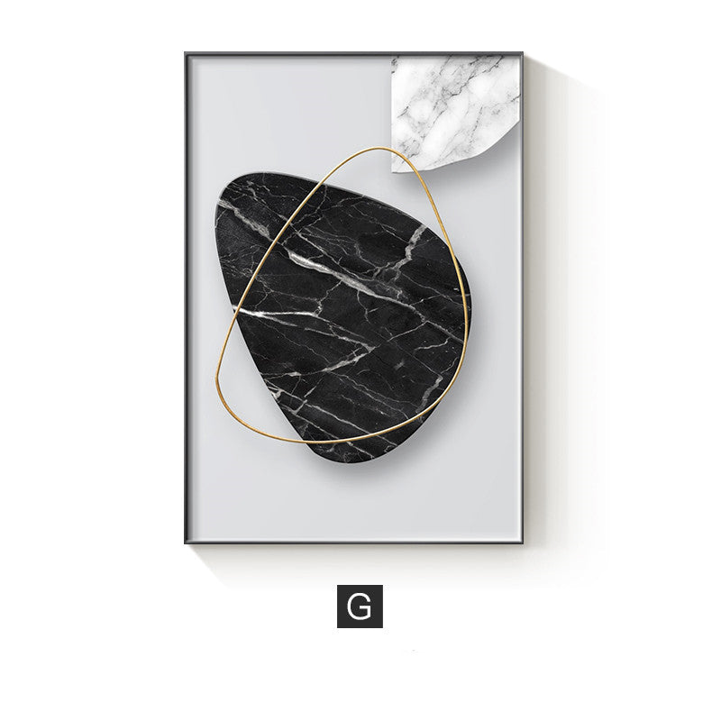 Abstract Geometric Canvas Wall Poster for Modern Home Decor