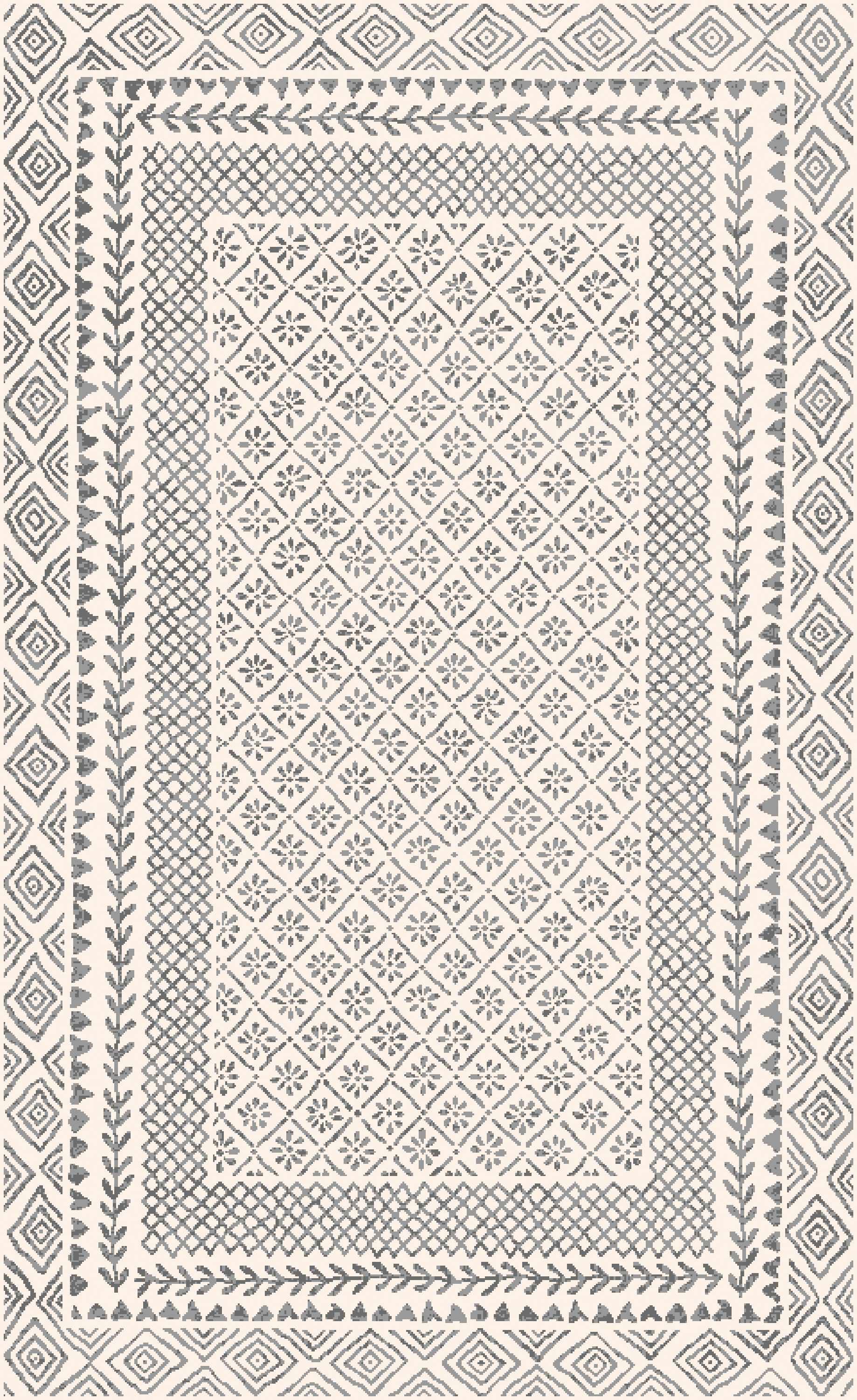 Burdette Soft Neutral Area Rug for Modern Homes