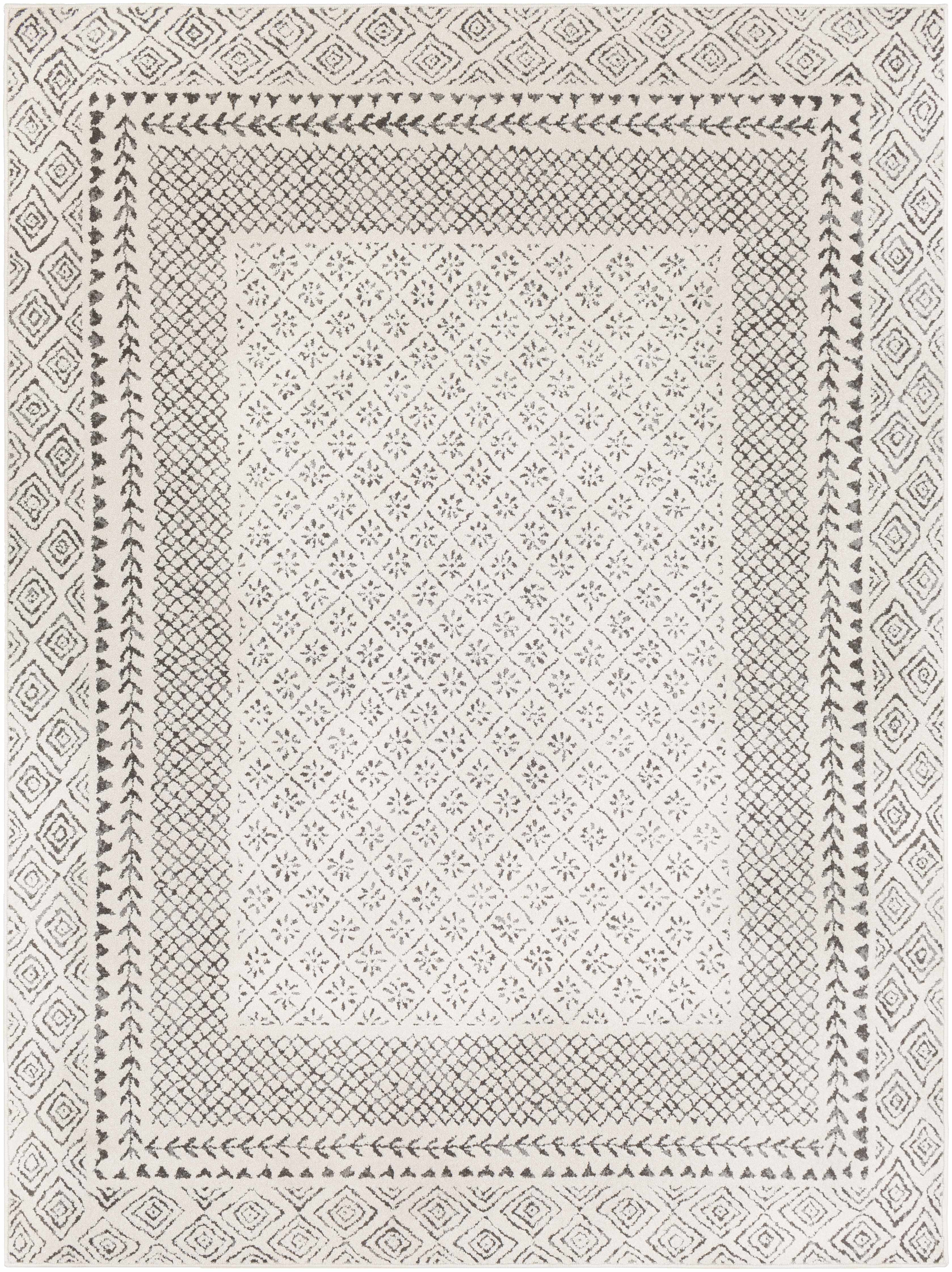 Burdette Soft Neutral Area Rug for Modern Homes
