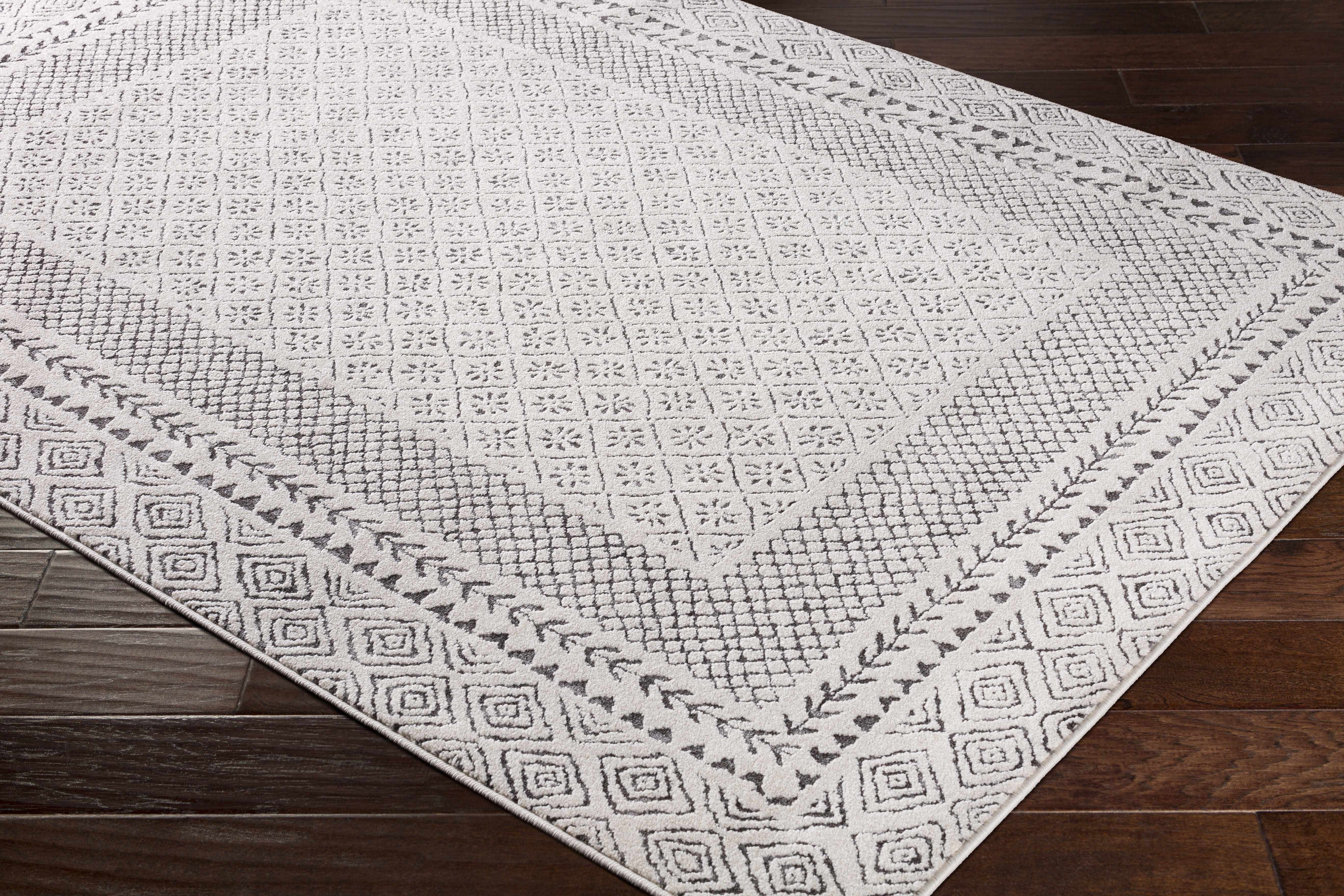 Burdette Soft Neutral Area Rug for Modern Homes