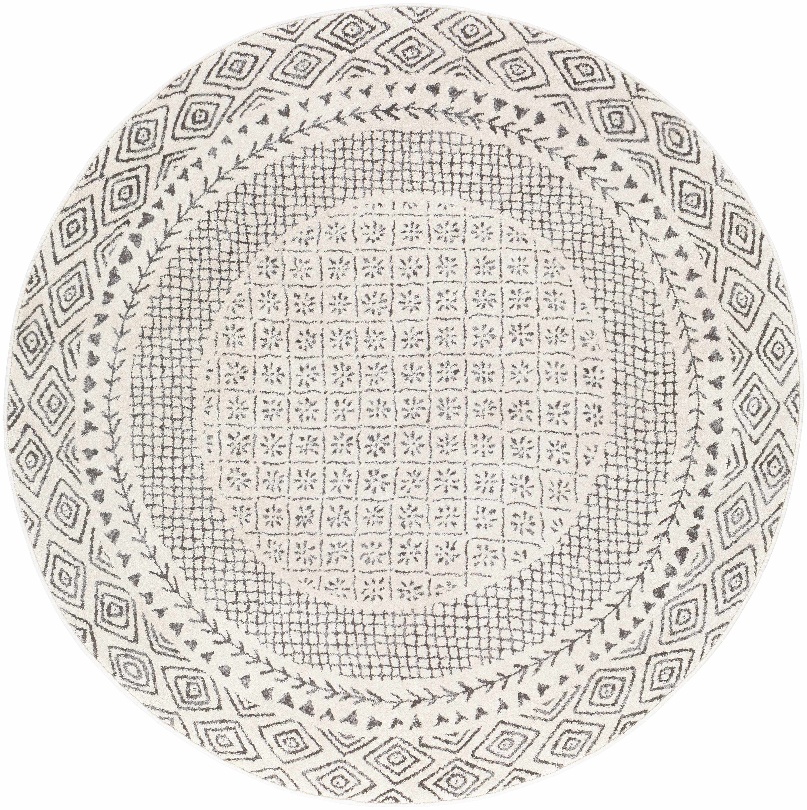 Burdette Soft Neutral Area Rug for Modern Homes