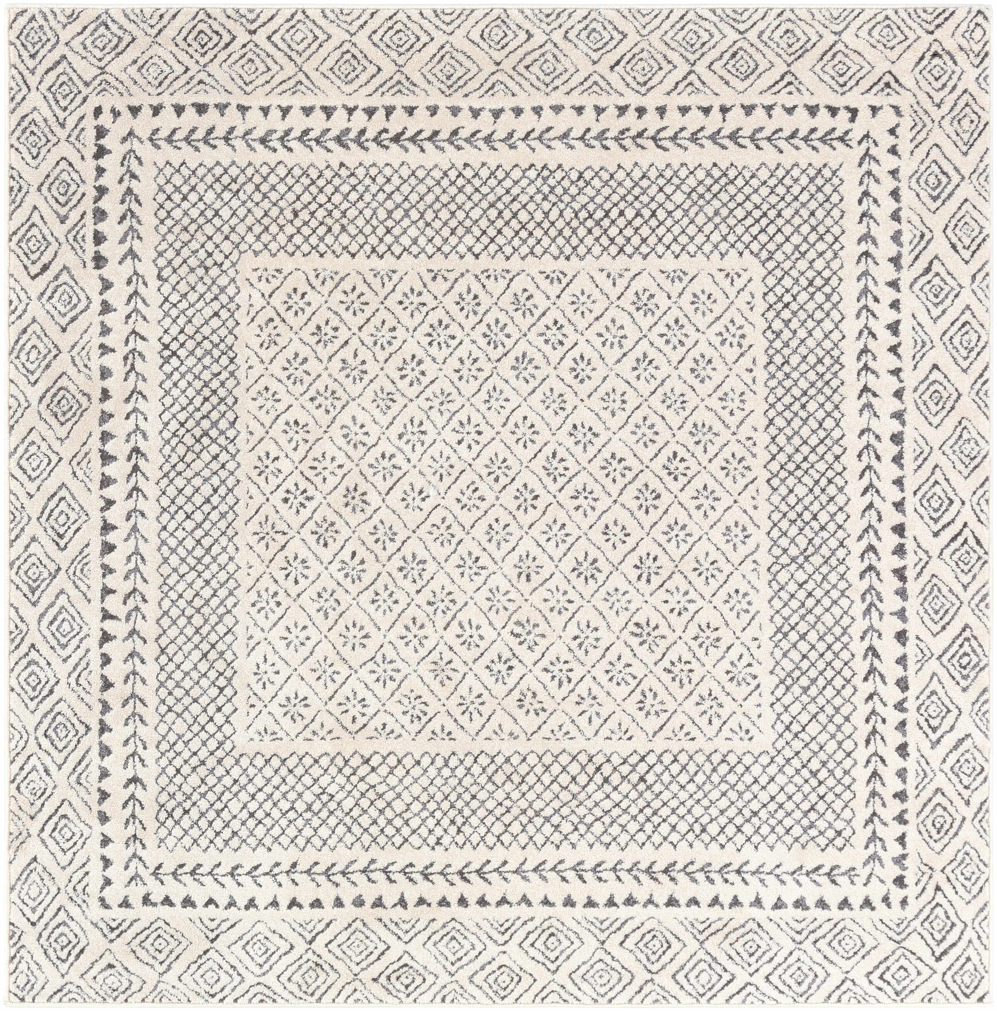 Burdette Soft Neutral Area Rug for Modern Homes