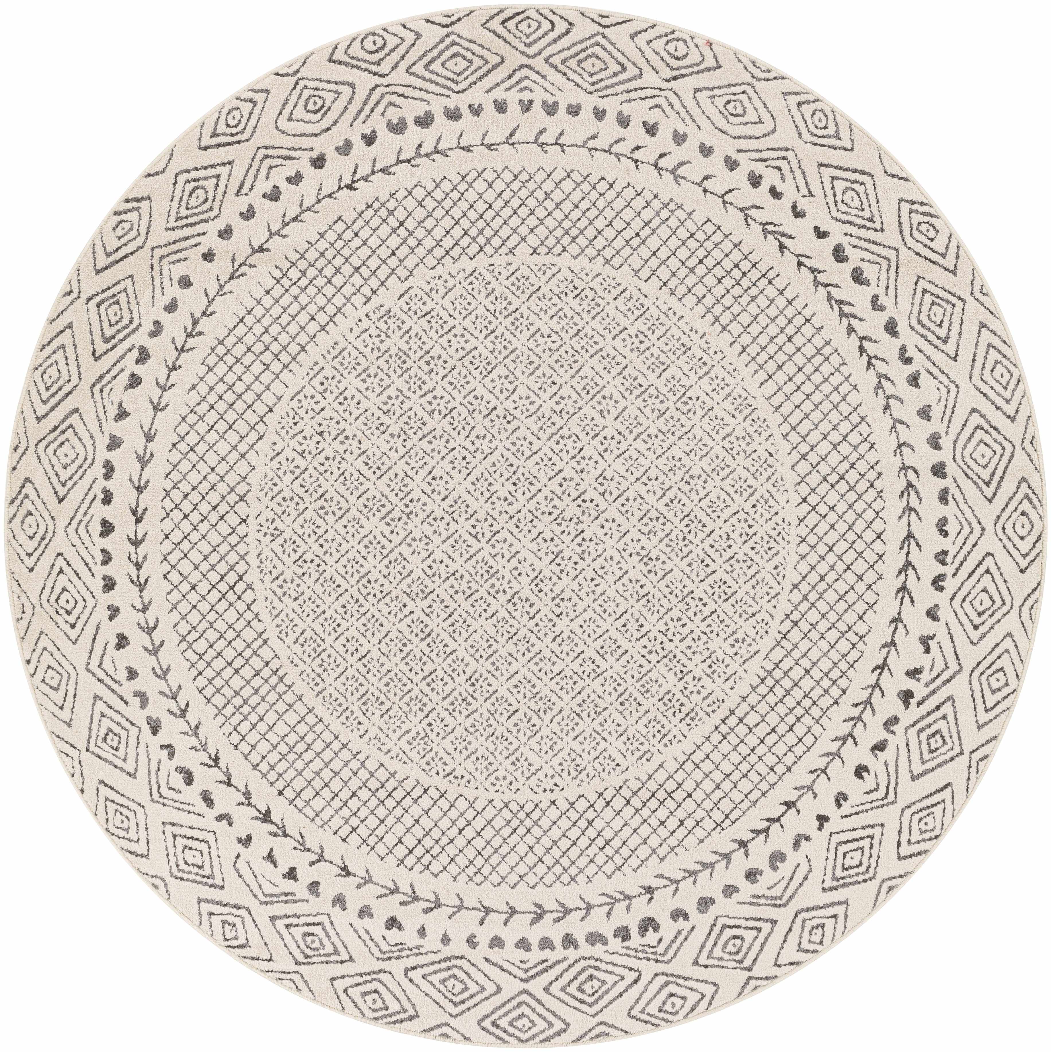 Burdette Soft Neutral Area Rug for Modern Homes