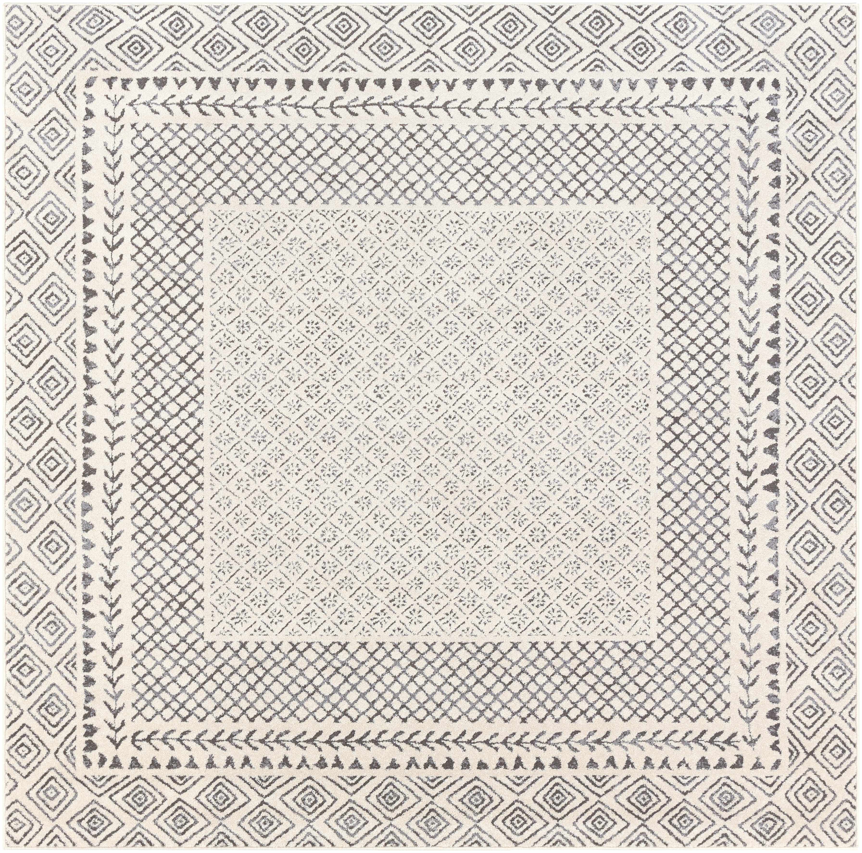 Burdette Soft Neutral Area Rug for Modern Homes