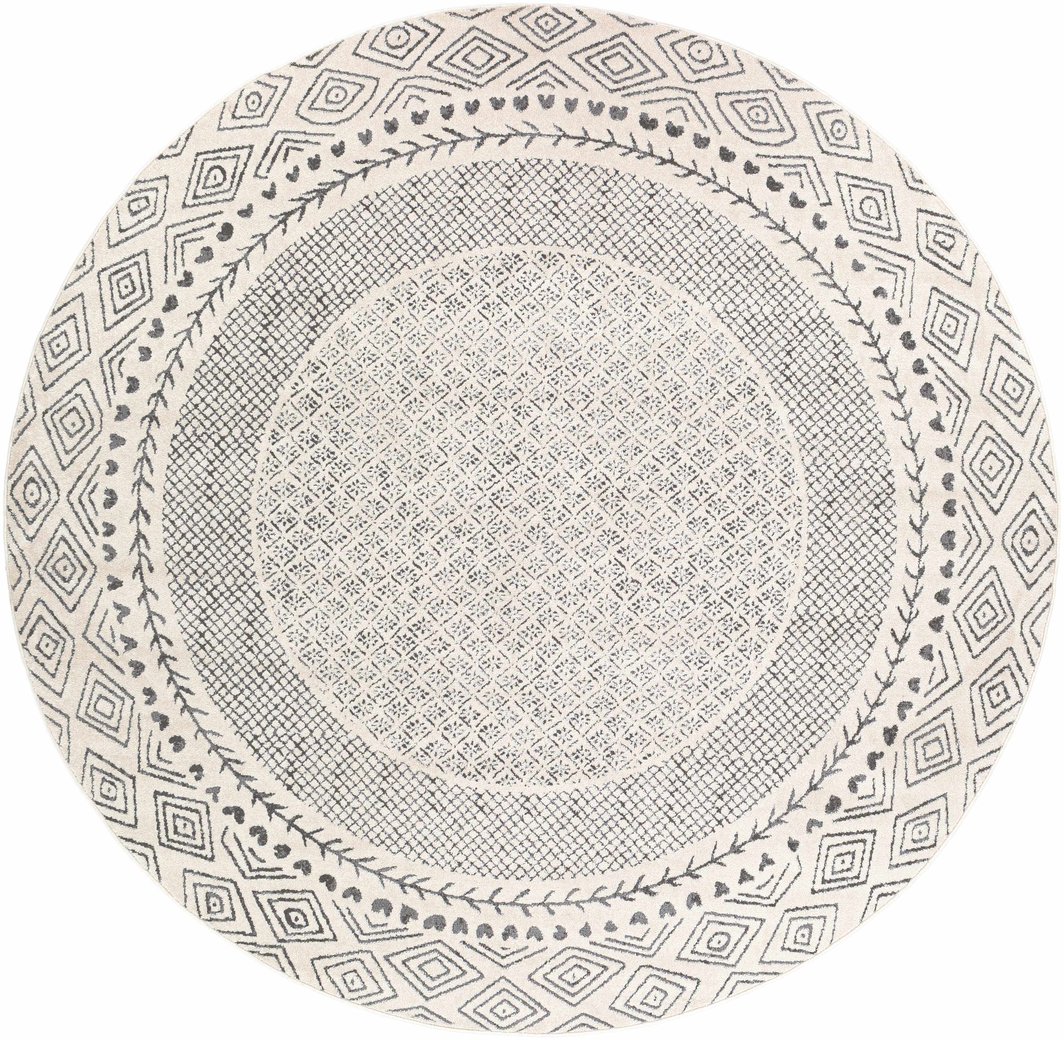 Burdette Soft Neutral Area Rug for Modern Homes