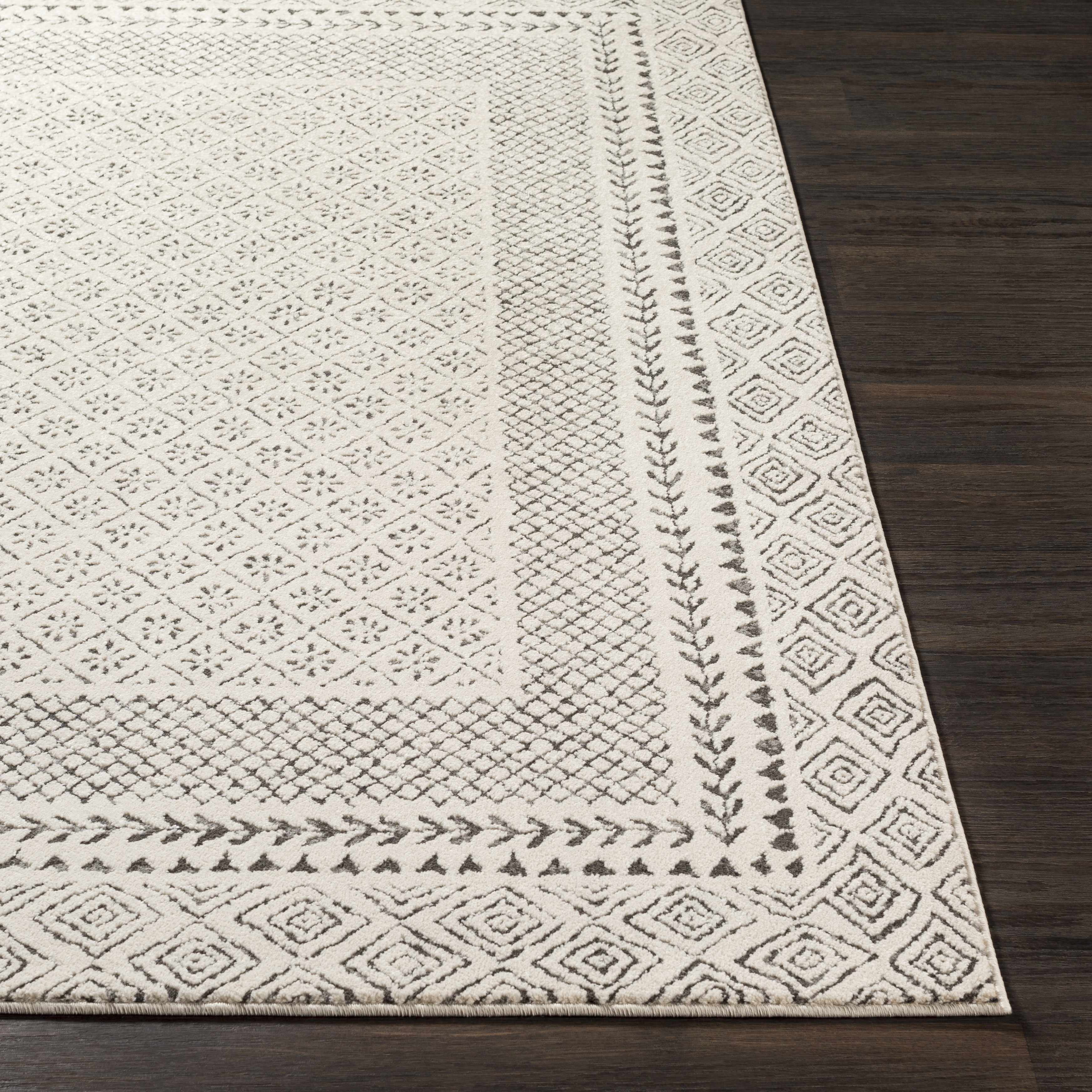 Burdette Soft Neutral Area Rug for Modern Homes