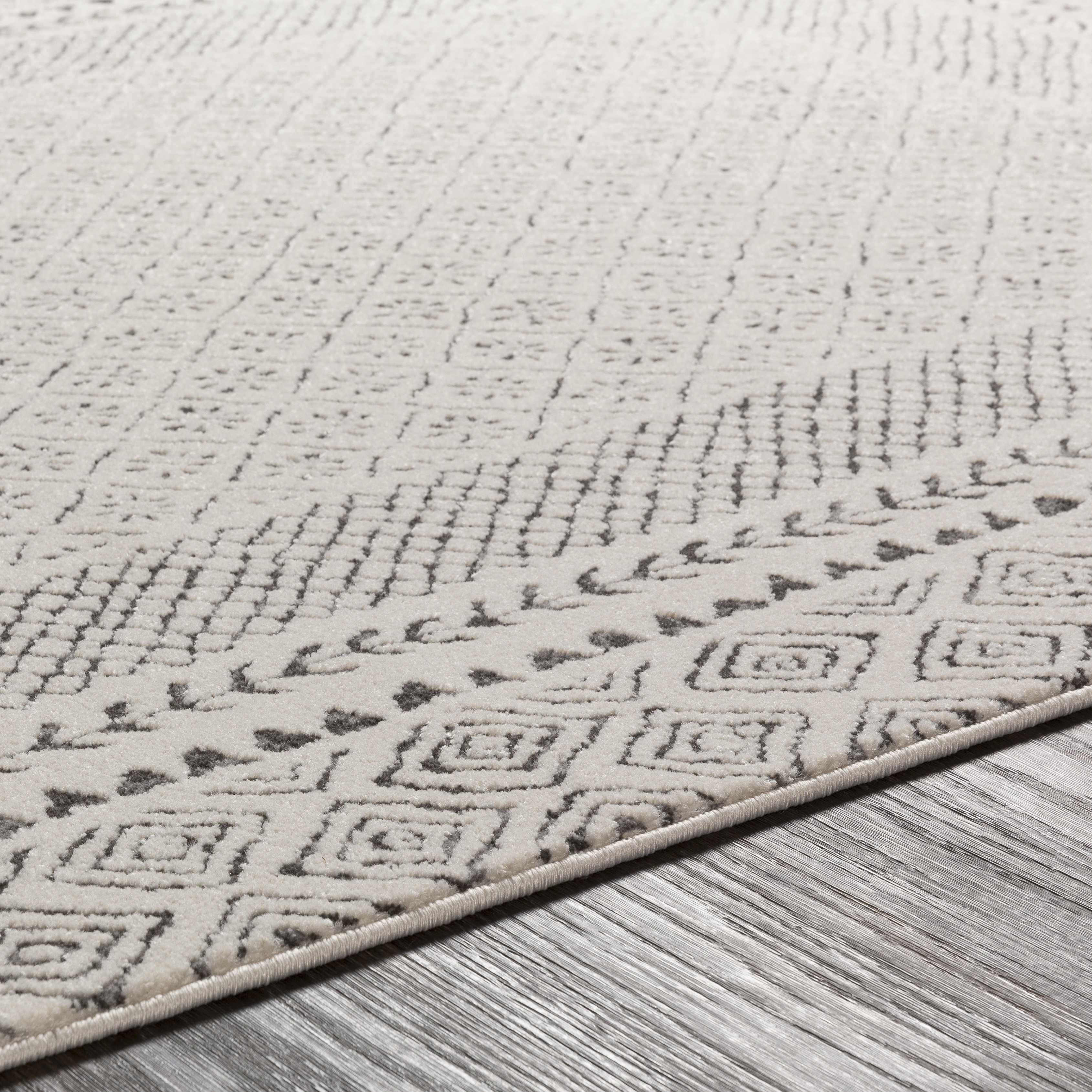Burdette Soft Neutral Area Rug for Modern Homes