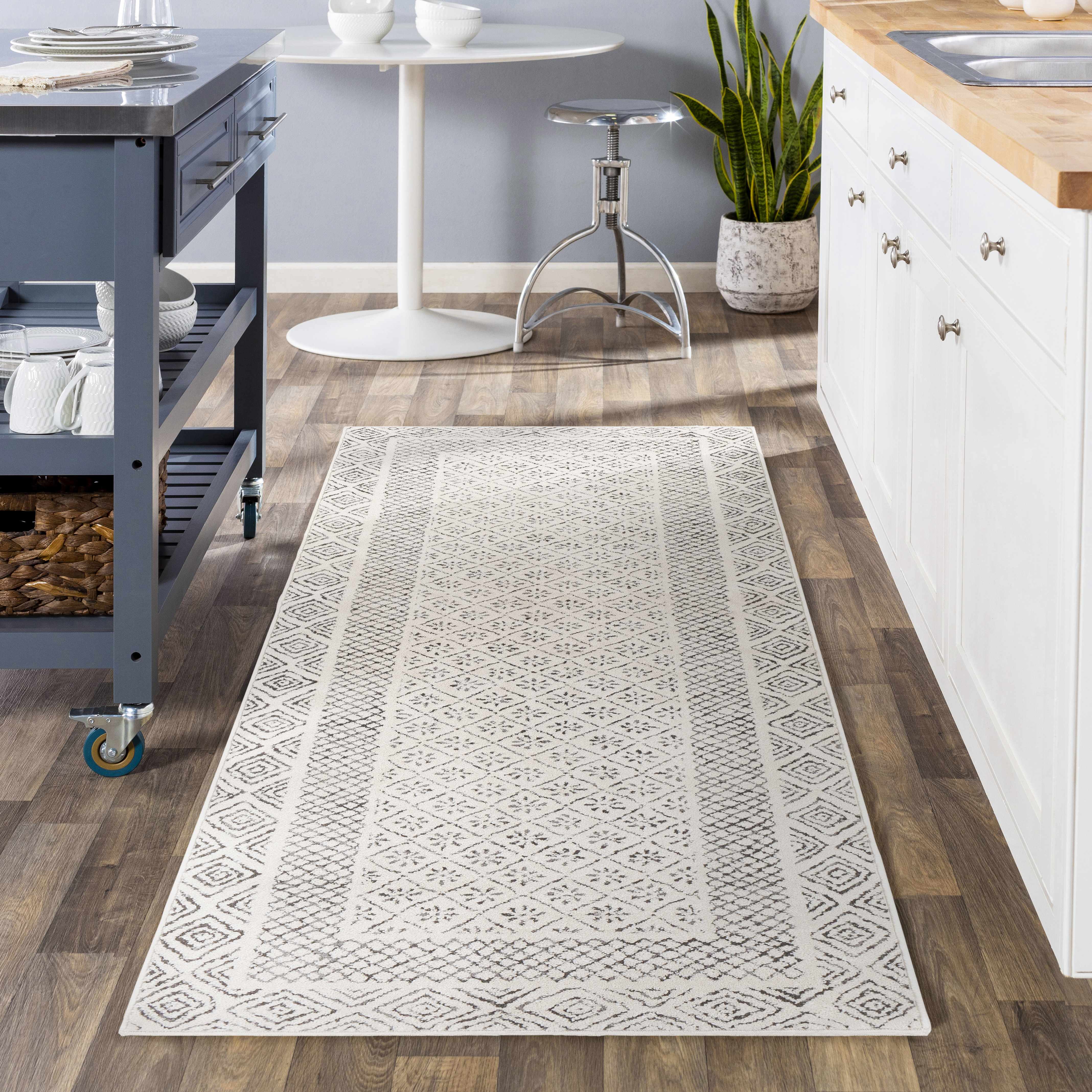 Burdette Soft Neutral Area Rug for Modern Homes