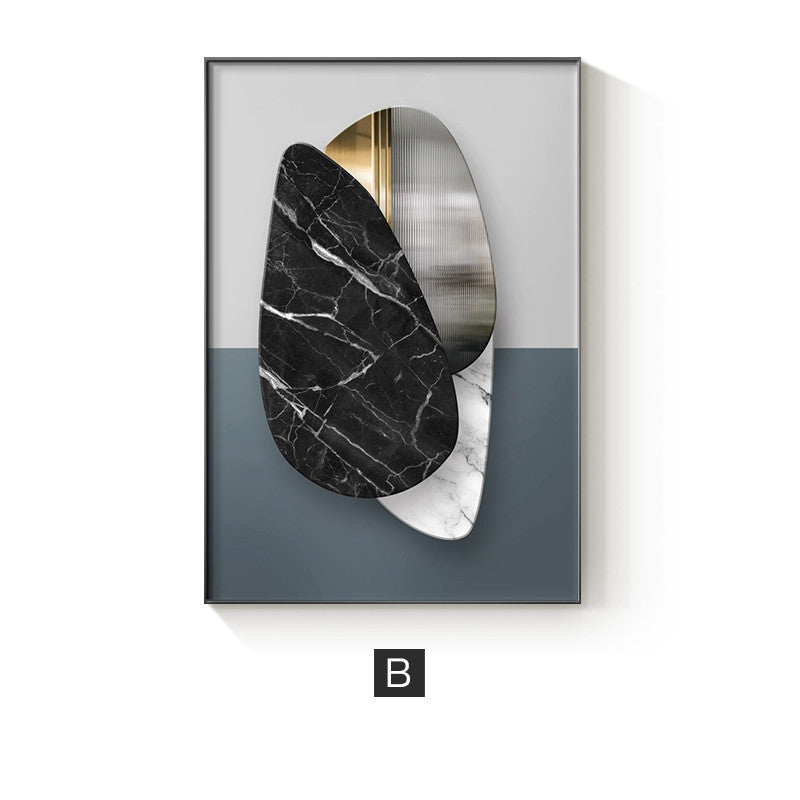 Abstract Geometric Canvas Wall Poster for Modern Home Decor
