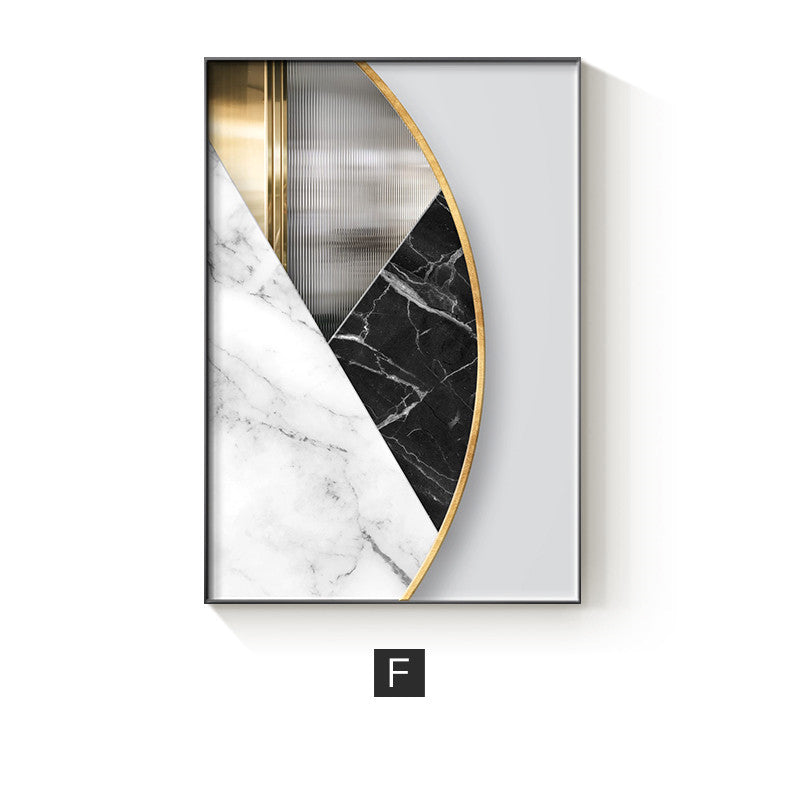 Abstract Geometric Canvas Wall Poster for Modern Home Decor