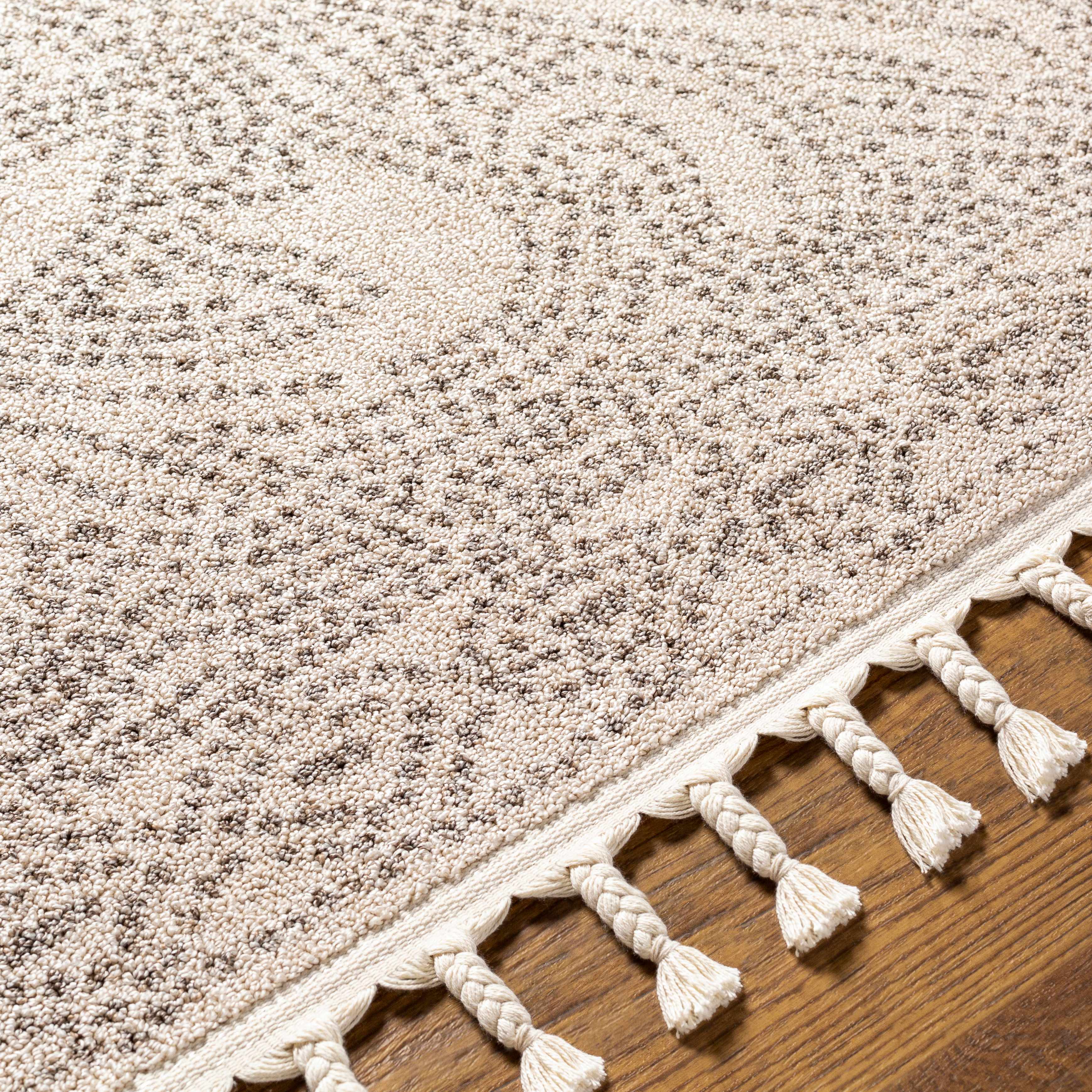 Birdwood Cream Brown Area Rug for Elegant Home Décor