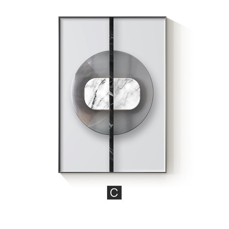 Abstract Geometric Canvas Wall Poster for Modern Home Decor