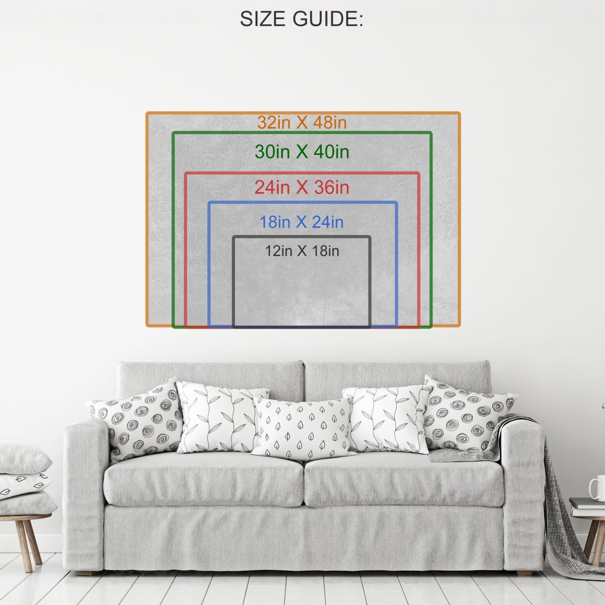 Herbs & Spices Canvas Wall Art, Cooking Decor, Kitchen Wall Art