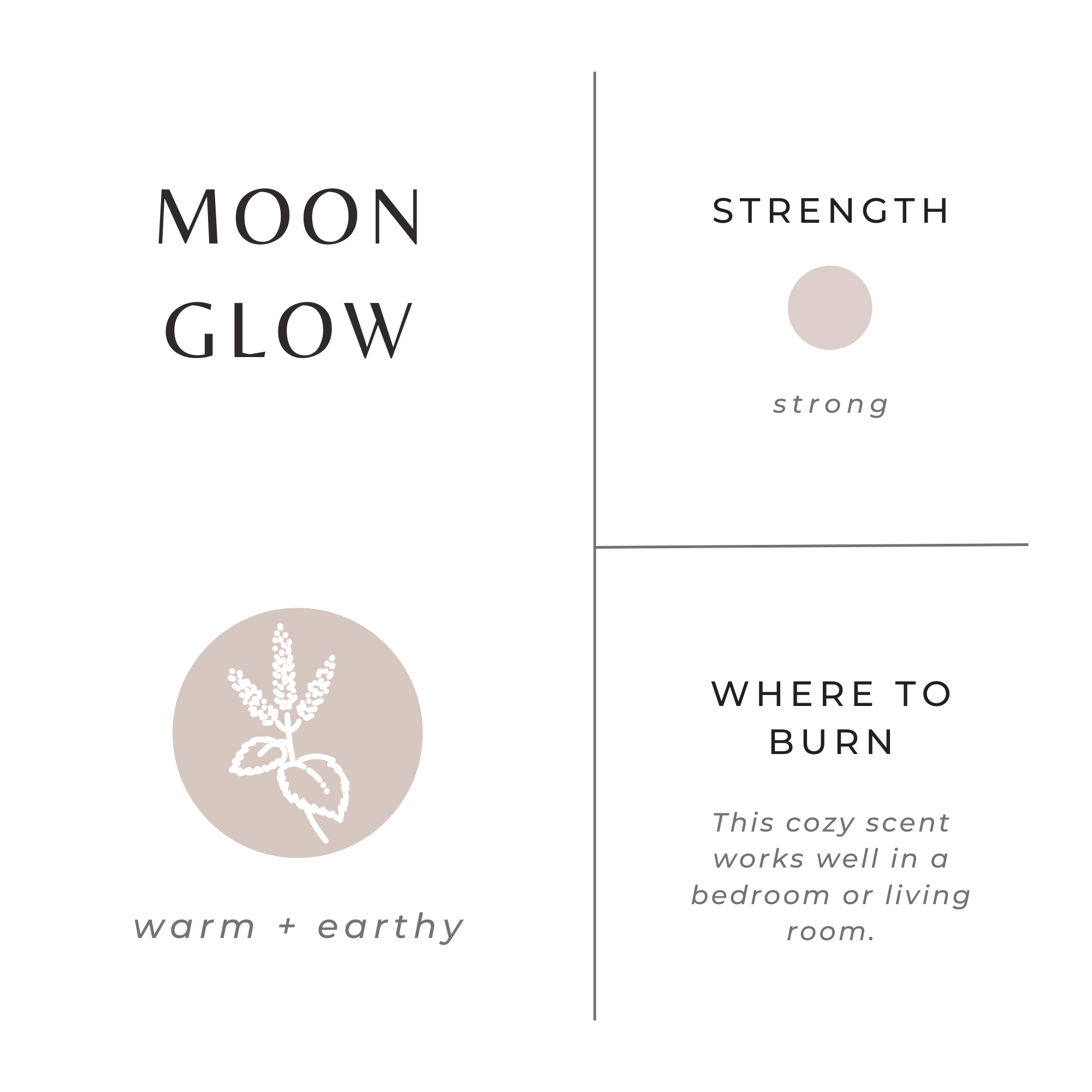 Moonglow Patchouli Cinnamon Black Pepper Home Fragrance Blend
