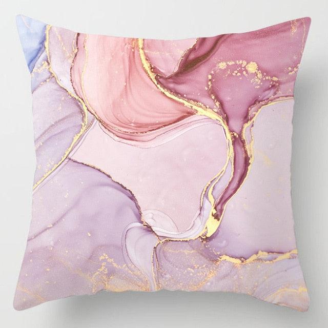 Pink Feather Decorative Pillowcase for Sofa Cushion Covers
