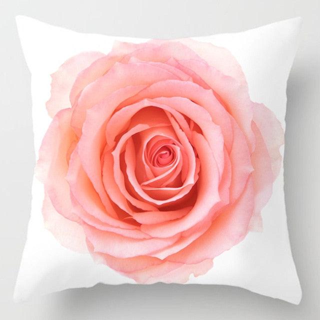 Pink Feather Decorative Pillowcase for Sofa Cushion Covers