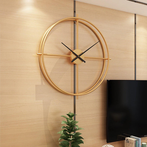 Vintage Metal Wall Clock for Classic Home Decor Style