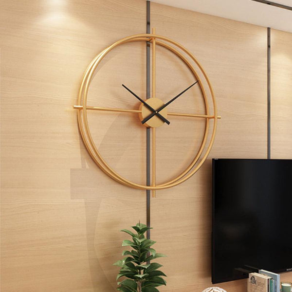 Vintage Metal Wall Clock for Classic Home Decor Style